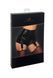 Шортики Noir Handmade F325 Glam, M, black, вініл, висока талія, кріплення для панчіх, з доступом SX0382 фото 8