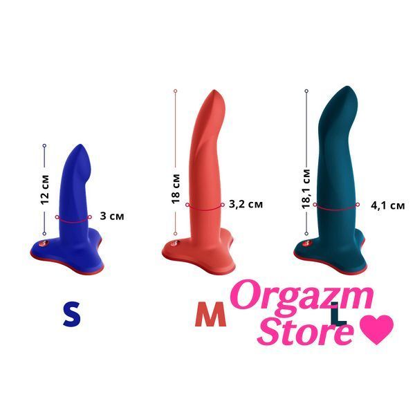 Фаллоимитатор Fun Factory LIMBA FLEX L, цвет морской волны, гибкий, с эффектом памяти, подходит для точки G SX0996 фото