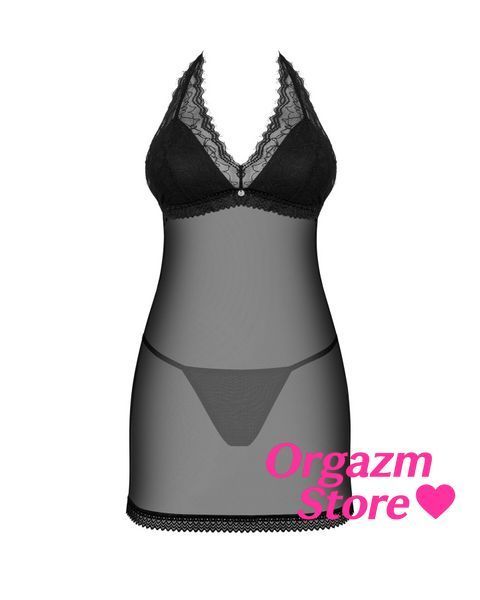 Пеньюар Obsessive Medilla chemise & thong XS/S SO9052 фото