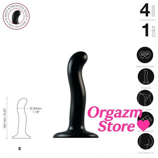 Насадка для страпона Strap-On-Me P&G-Spot Dildo, силикон, размер S SO4078 фото