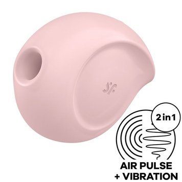 Вакуумный клиторальный стимулятор с вибрацией Satisfyer Sugar Rush Rose SO6073 фото