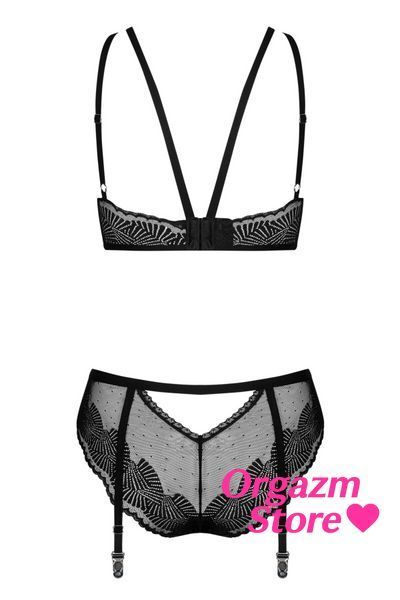 Комплект Obsessive Allastia 2-pcs set black L/XL SX2578 фото