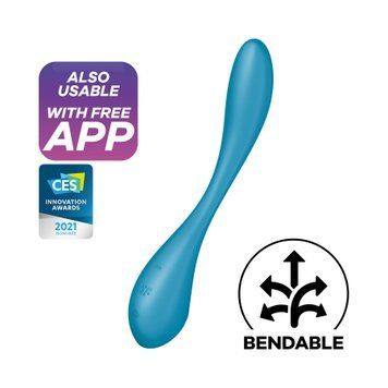 Універсальний смарт-вібратор Satisfyer G-Spot Flex 5+ Petrol SO7804 фото