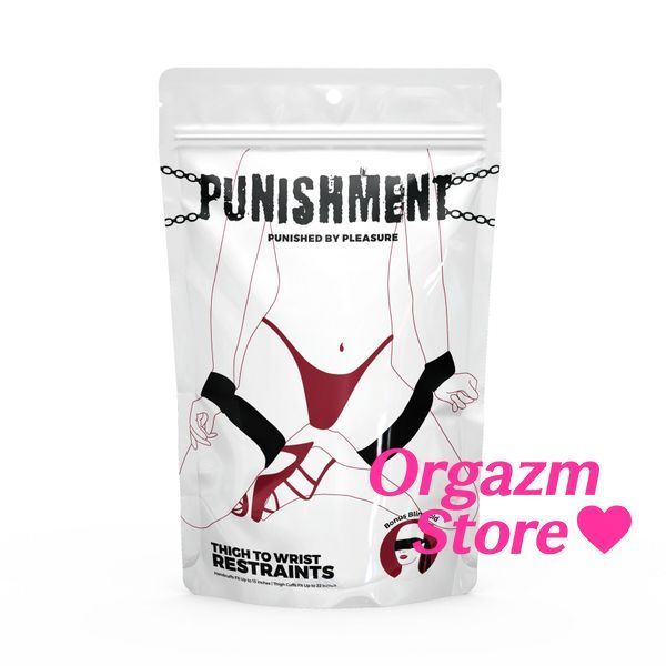 Фиксаторы для руки и бедра Punishment - Thigh to Wrist Restraints - Black SX2230 фото