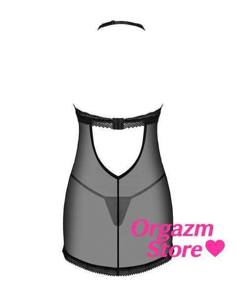 Пеньюар Obsessive Medilla chemise & thong XL/2XL SO9054 фото