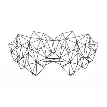 Маска на лицо Bijoux Indiscrets - Kristine Mask, виниловая, клеевое крепление, без завязок SO2333 фото