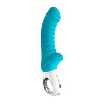 Вибратор для точки G Fun Factory TIGER petrol, ребристый, подходит для анальной стимуляции SX0941 фото