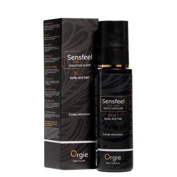 Лосьйон з феромонами для тіла та волосся Orgie &ndash; Sensfeel Seduction Elixir 10 in 1 for Man (100 мл) SX1541 фото