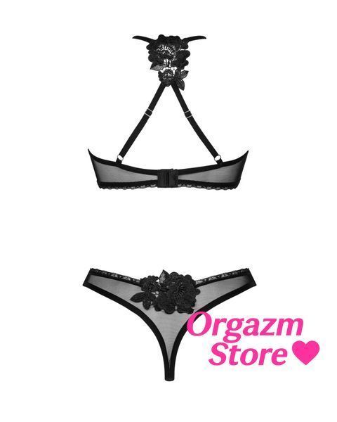 Комплект Obsessive Latinesa 2-pcs set XL/2XL, бюстгальтер та трусики SO9782 фото