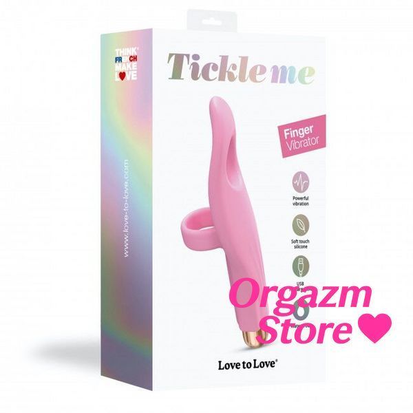Вибратор на палец Love To Love Tickle me - BABY PINK перезаряжаемый, 3 варианта использования SO5092 фото