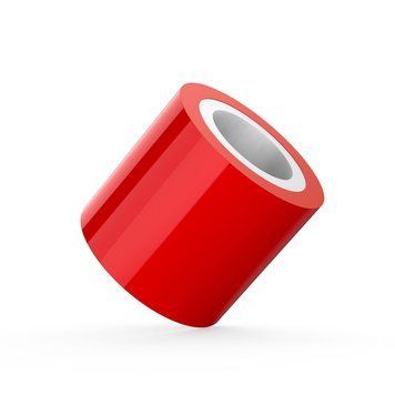 Скотч для бондажу Liebe Seele Bondage Tape Red 25 м, не липне до шкіри та волосся, без слідів SO9526 фото