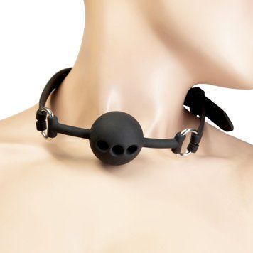 Кляп Punishment - Silicone Ball Gag - Black SX2233 фото