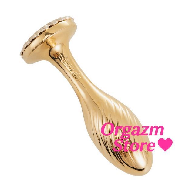 Металева анальна пробка LOCKINK SEVANDA Pearl Pear-shape Anal Plug, зі штучною перлиною SX0887 фото