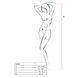 Бодистокинг Passion BS056 black, комбинезон, имитация чулок PBS056B фото 6